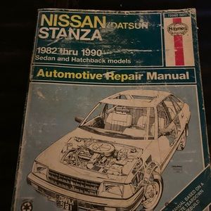 Haynes Nissan / Datsun Stanza 1982-90 sedan &hatchback models  manual 72060(981)